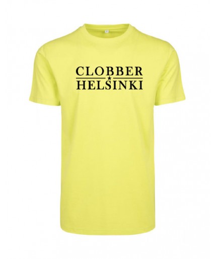 Clobber Helsinki Star Mens Premium Tee Frozen Yellow Clobber Helsinki Star Mens Premium Tee Frozen Yellow