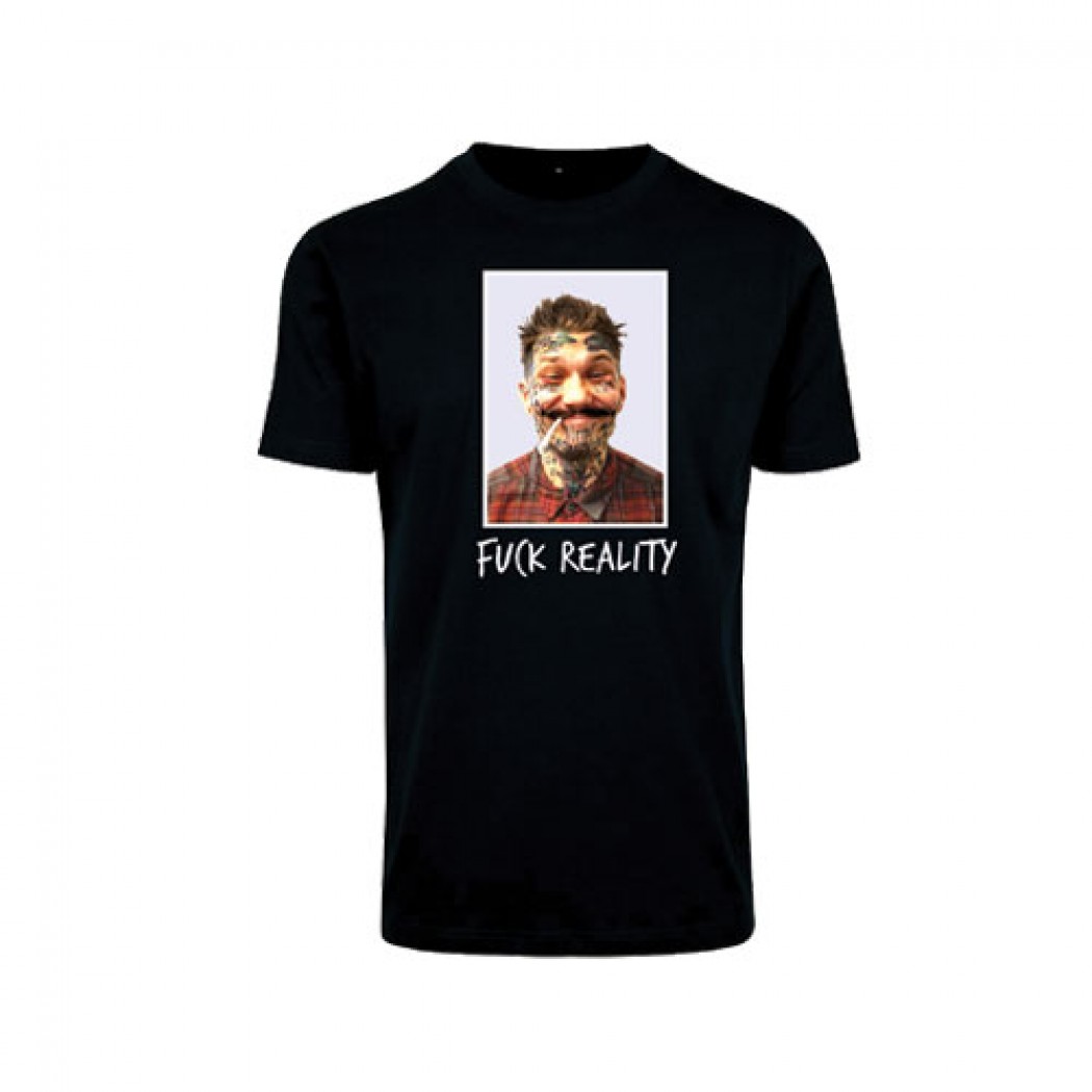 Fuck Reality Fitted Tee Black