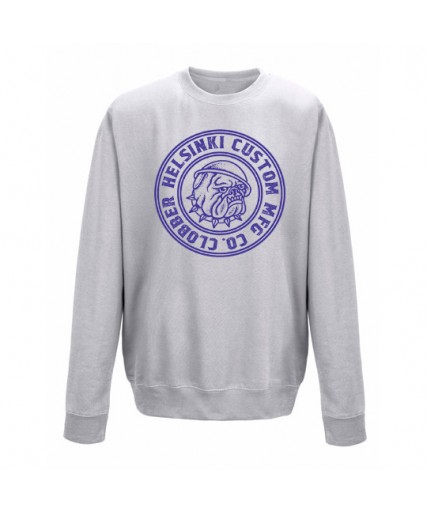 Clobber Helsinki Custom Dogs Mens Regular Crewneck Sweatshirt Heather Grey Clobber Helsinki Custom Dogs Mens Regular Crewneck Sweatshirt Heather Grey