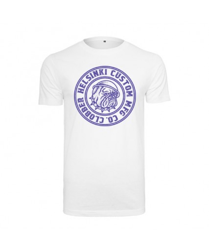 Clobber Helsinki Custom Dogs Mens Fitted Shirt White Clobber Helsinki Custom Dogs Mens Fitted Shirt White