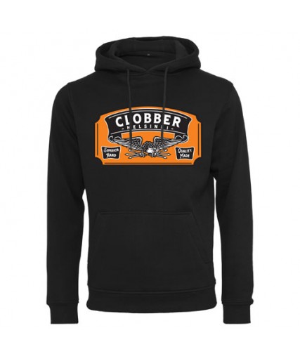 Clobber Helsinki Superior Pullover Hood Black Clobber Helsinki Superior Pullover Hood Black
