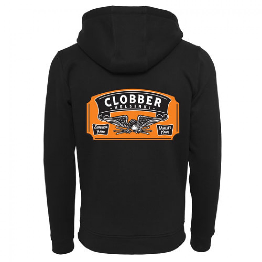 Clobber Helsinki Superior Zip Hood Black