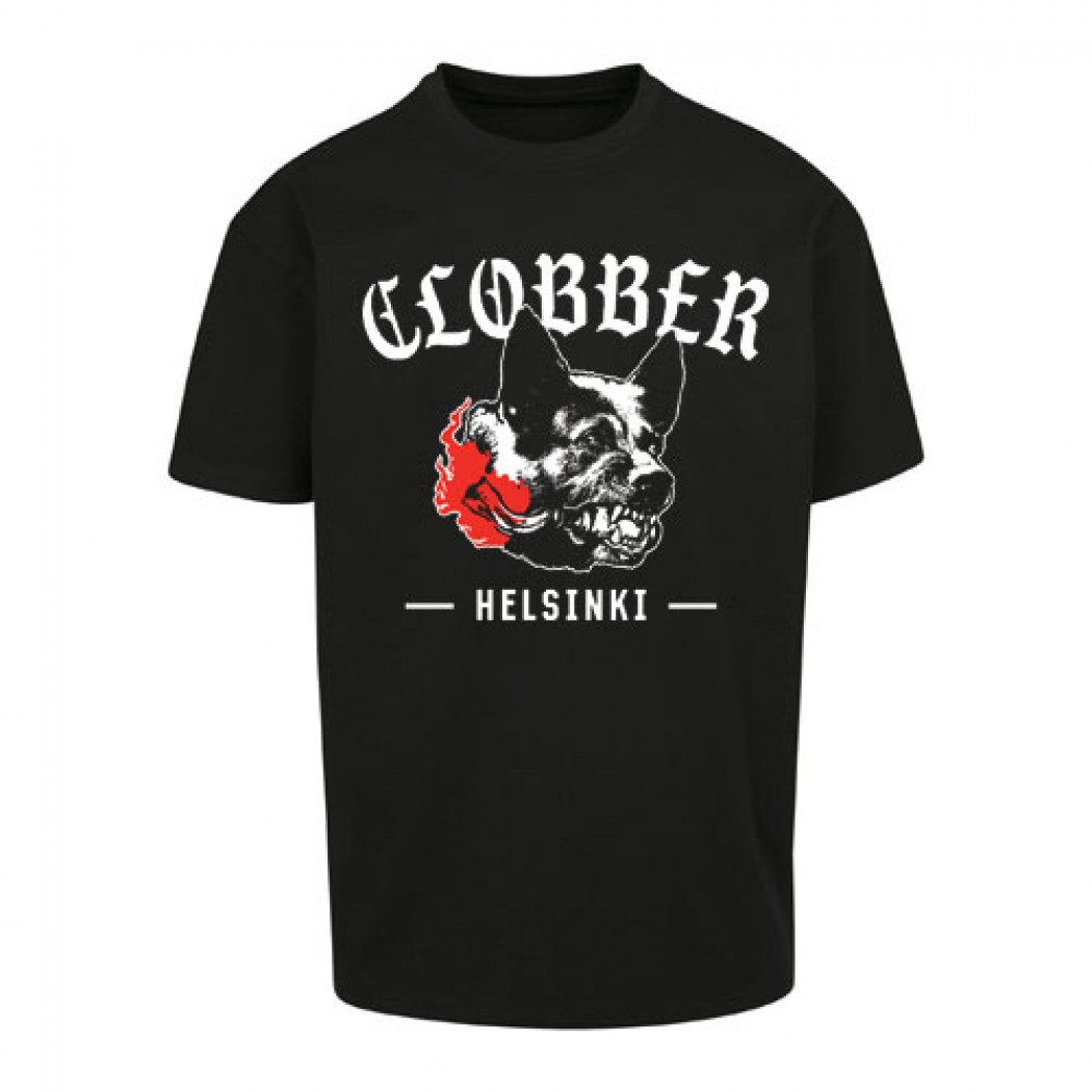 Clobber Helsinki Mad Dod Oversize Tee Black