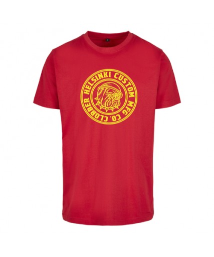 Clobber Helsinki Custom Dogs Mens Fitted Shirt Burqundy Clobber Helsinki Custom Dogs Mens Fitted Shirt Burqundy