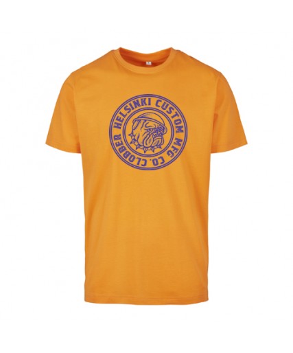 Clobber Helsinki Custom Dogs Mens Fitted Shirt Orange Clobber Helsinki Custom Dogs Mens Fitted Shirt Orange