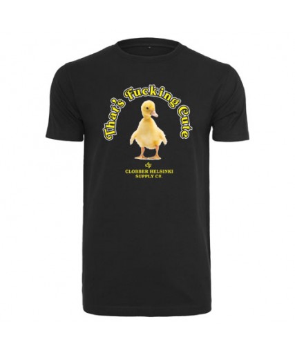 Clobber Helsinki Duck Fitted Tee Black