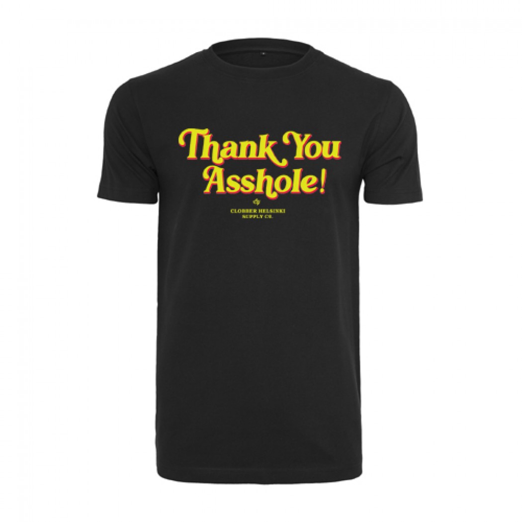 Clobber Helsinki Thank You Fitted Tee Black