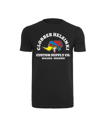 Clobber Helsinki Cholo Fitted T-Shirt Musta Clobber Helsinki Cholo Fitted T-Shirt Musta