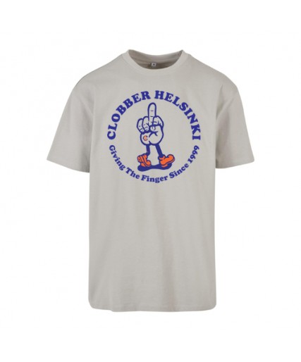 Clobber Helsinki Givers Oversize Mens Tee Lightasphalt Clobber Helsinki Givers Oversize Mens Tee Lightasphalt