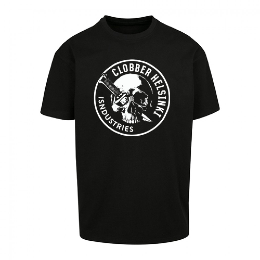 Clobber Helsinki Skull Industries Overisize T-Shirt Black Clobber Helsinki Skull Industries Overisize T-Shirt Black