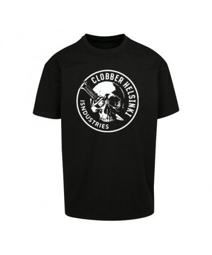 Clobber Helsinki Skull Industries Overisize T-Shirt Black