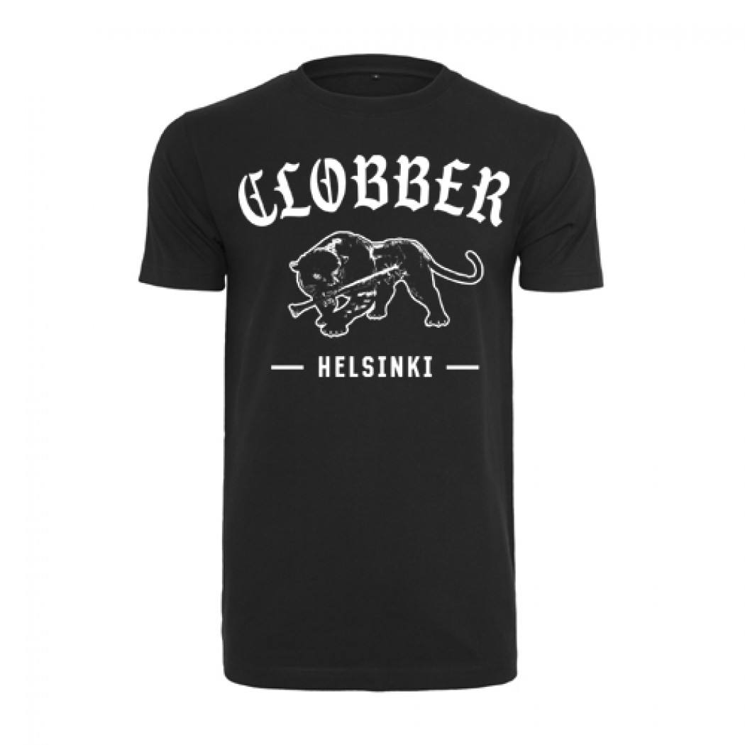 Clobber Helsinki Manimal Fitted T-Shirt Black