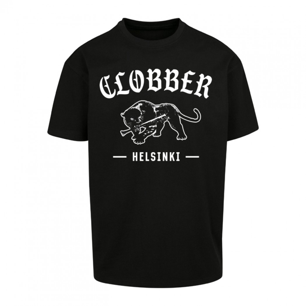 Clobber Helsinki Manimal Overisize T-Shirt Black Clobber Helsinki Manimal Overisize T-Shirt Black