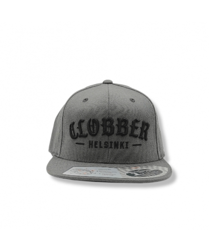 Clobber Helsinki Molotow 110 Fitted Snapback Cap Grey Clobber Helsinki Molotow 110 Fitted Snapback Cap Grey