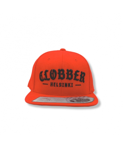 Clobber Helsinki Molotow 110 Fitted Snapback Cap Red Clobber Helsinki Molotow 110 Fitted Snapback Cap Red
