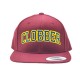 Clobber Helsinki College Logo Snapback Cap Maroon