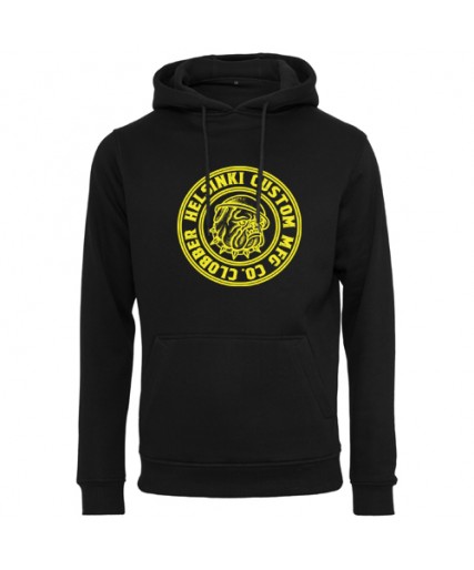 Clobber Helsinki Custom Dogs Mens Fitted Hoodie Black Clobber Helsinki Custom Dogs Mens Fitted Hoodie Black