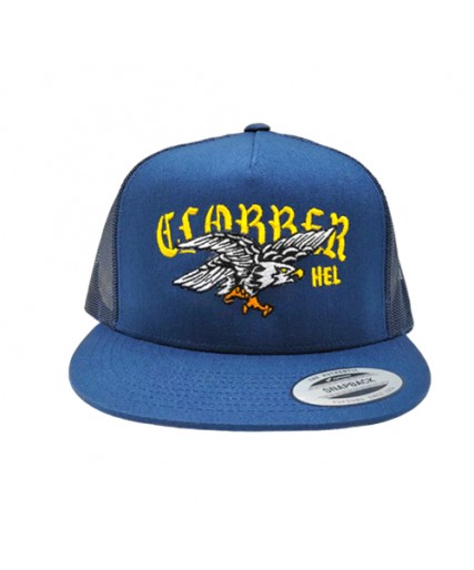 Clobber Helsinki Eagle III Flatt Brill Trucker Cap Navy Clobber Helsinki Eagle III Flatt Brill Trucker Cap Navy