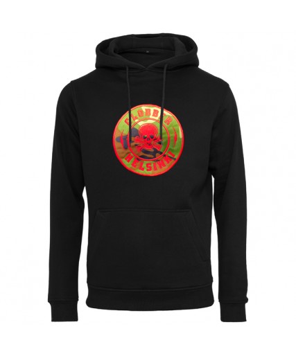 Clobber Helsinki Road Rage Fitted Heavy Weight Fleece Hoody Heather Black / Camo