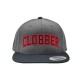 Clobber Helsinki College Logo Snapback Cap Grey/Black