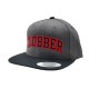Clobber Helsinki College Logo Snapback Cap Grey/Black