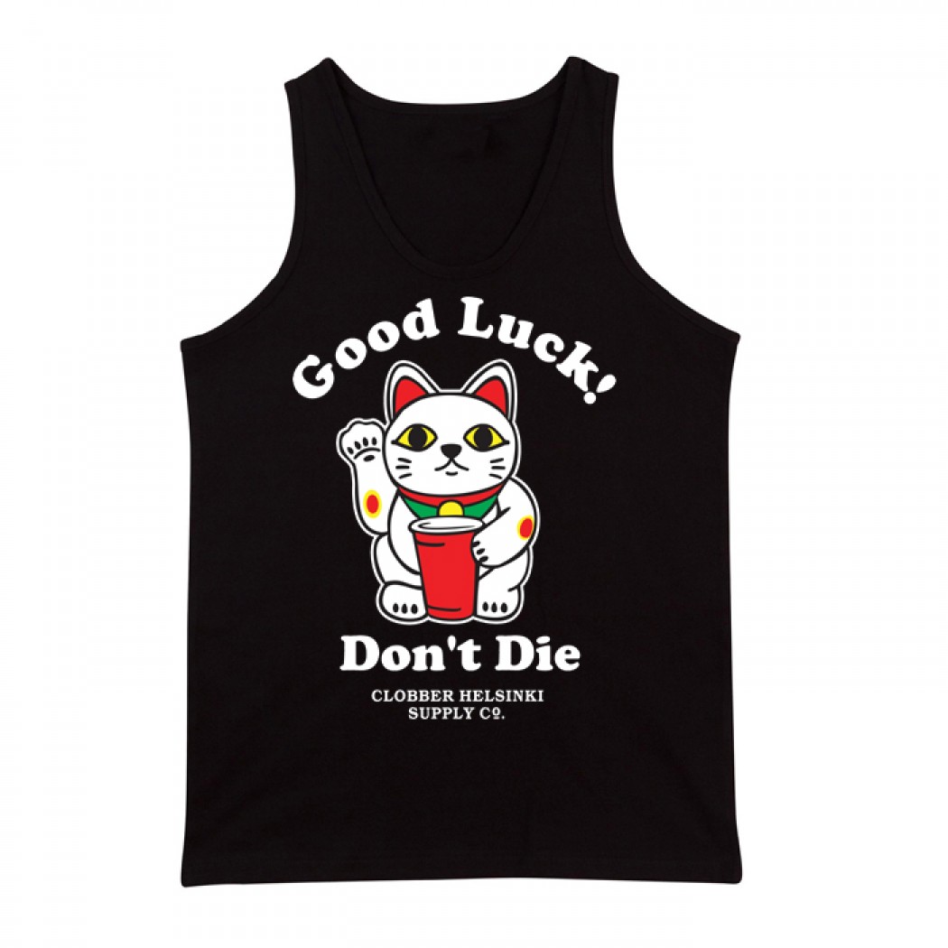 Clobber Helsinki Good Luck Mens Tank Top Black