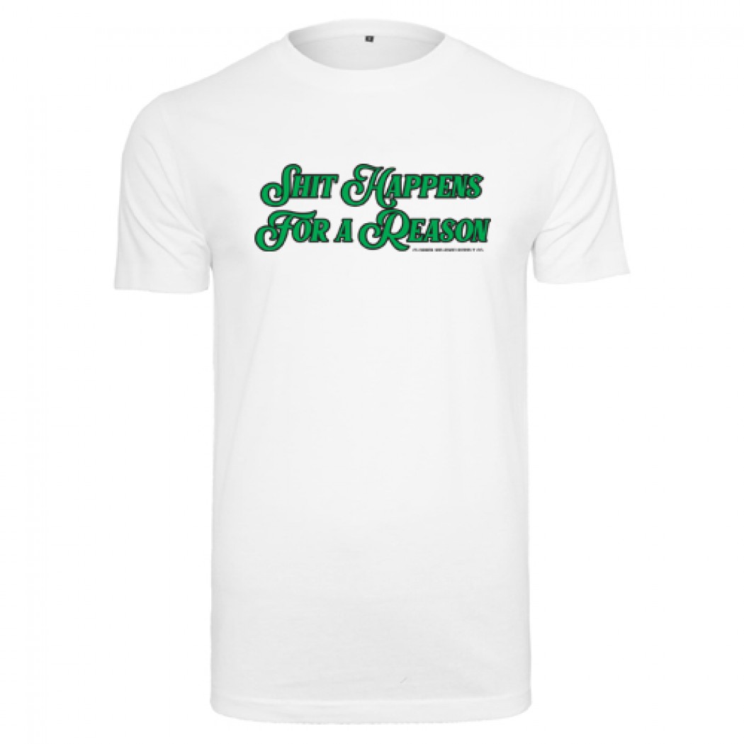 Clobber Helsinki Shit Happens Fitted Tee White