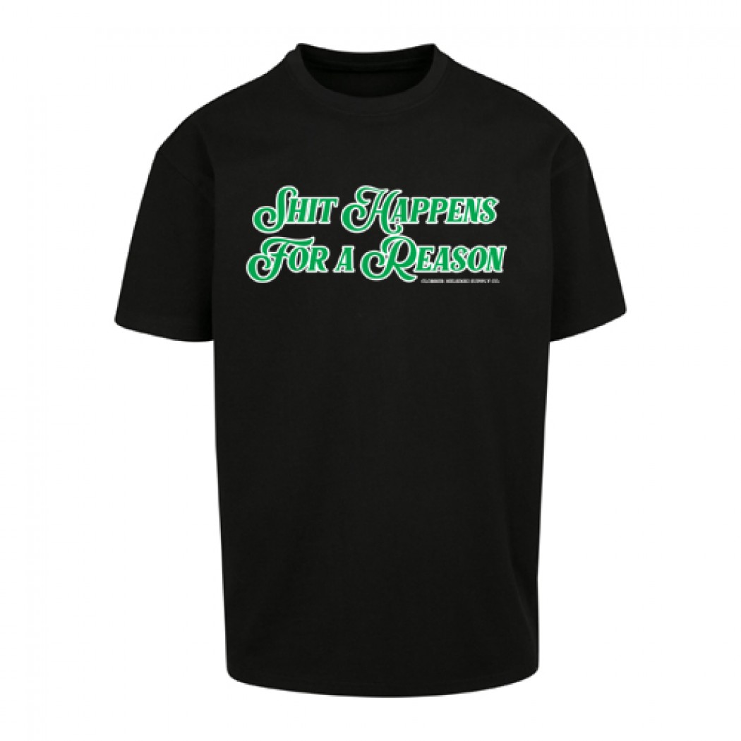 Clobber Helsinki Shit Happens Oversize Tee Black