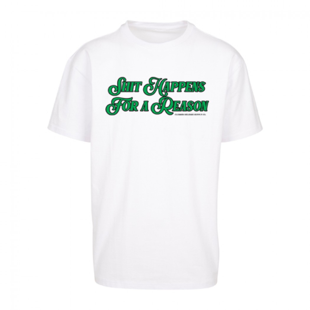 Clobber Helsinki Shit Happens Oversize Tee White
