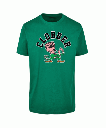 Clobber Helsinki Lucky Of The Irish Fitted Tee Forest Green