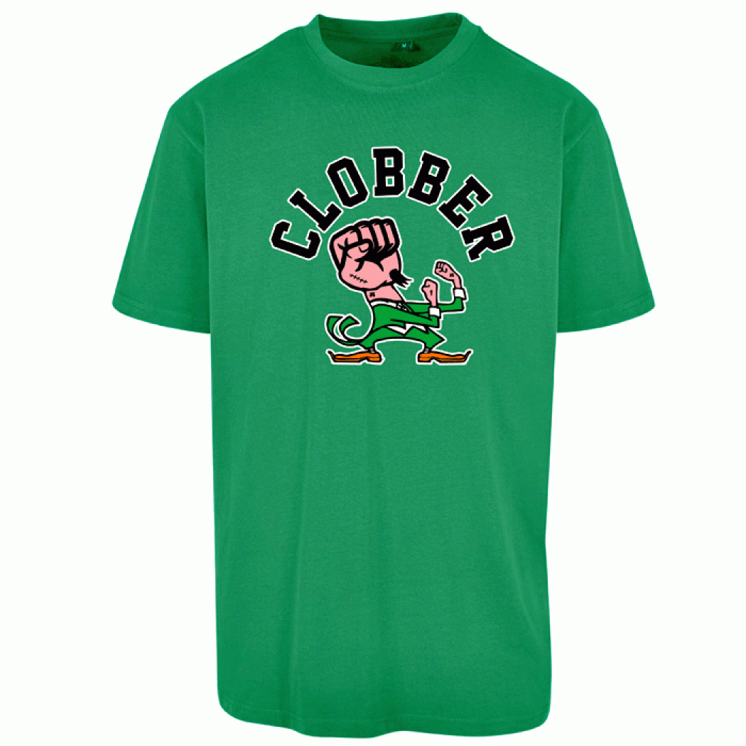 Clobber Helsinki Lucky Of The Irish Oversize Tee Green