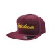 Delicatessen Snap Five Snapback Cap Burgundy