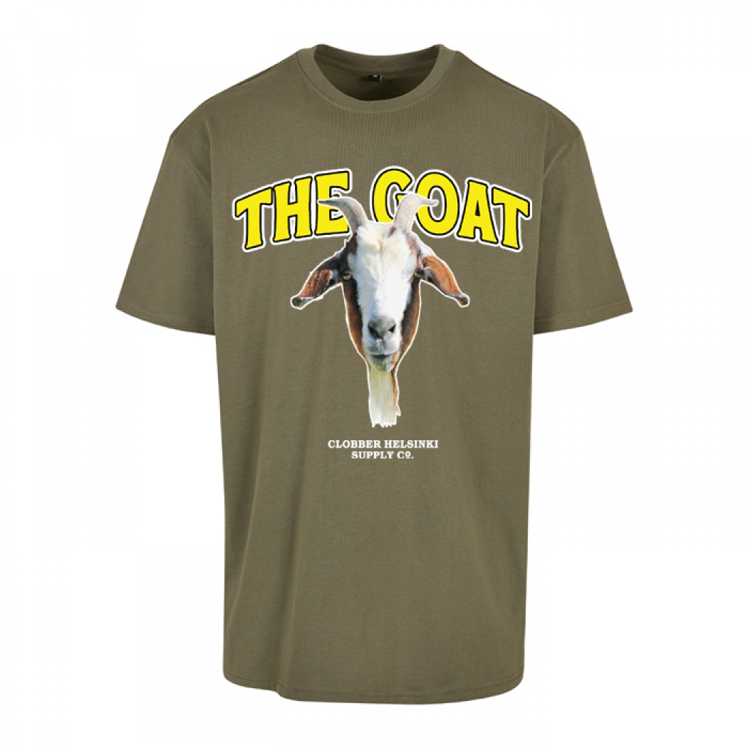 The Goat Heavy Oversize Tee Olive The Goat Heavy Oversize Tee Olive