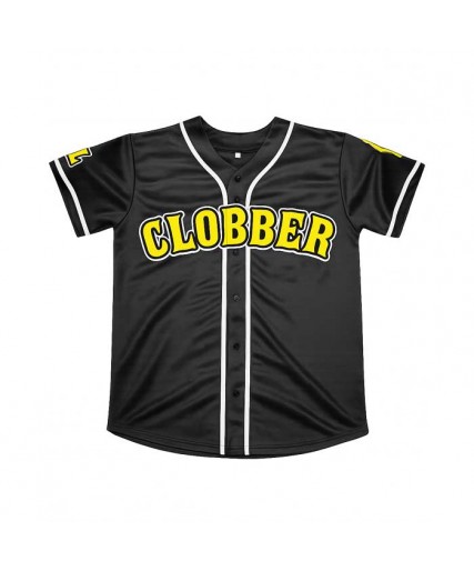 Clobber Helsinki Baseball Jersey Black/Yellow