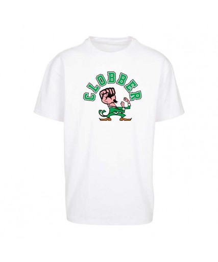 Clobber Helsinki Lucky Of The Irish Oversize Tee White