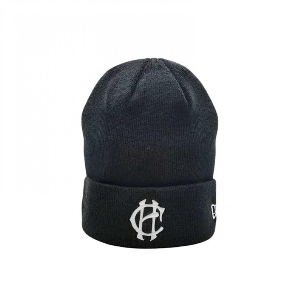 Clobber Helsinki New Era Monogram Pomp Beanie – Black