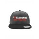 F**K Around And Find Out Snapback Cap Charcoal/Black