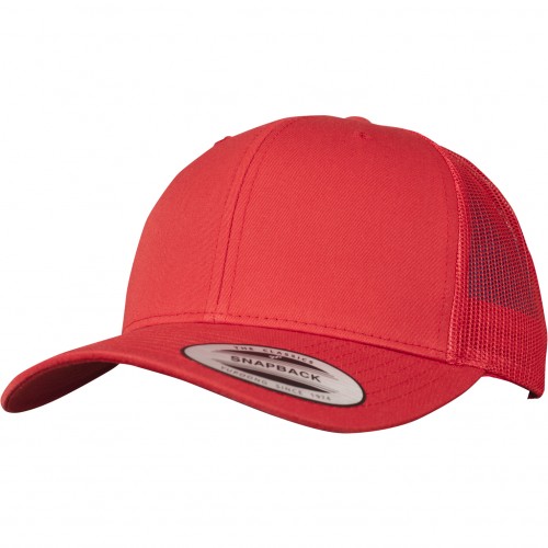 Retro Trucker Cap Red