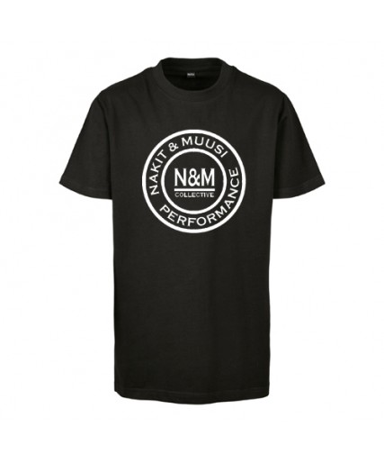 Nakit & Muusi Performance Kids Tee Black