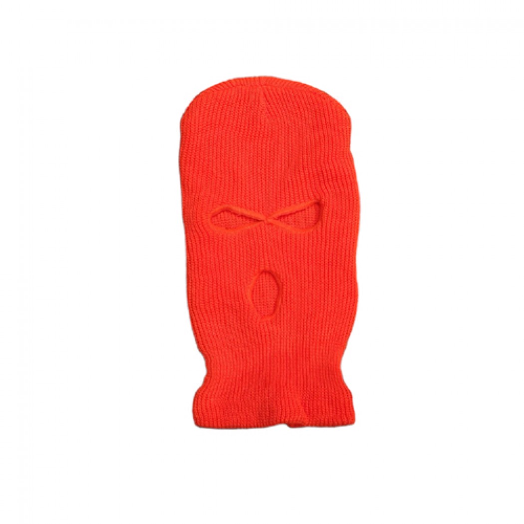 Three Hole Balaclava Fluorescent Orange Three Hole Balaclava Fluorescent Orange
