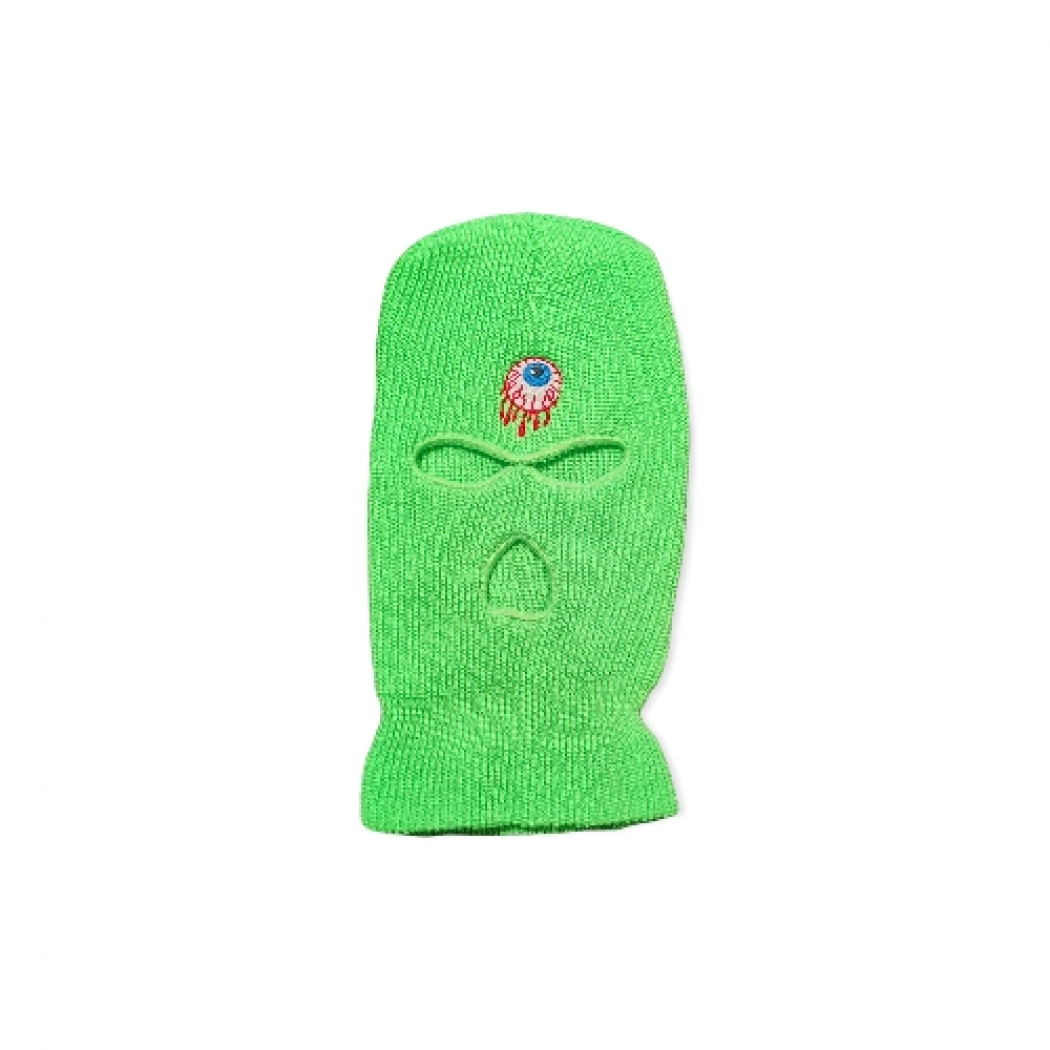 Bloody Eye Knitted Commando Beanie Fluorescent Green Bloody Eye Knitted Commando Beanie Fluorescent Green