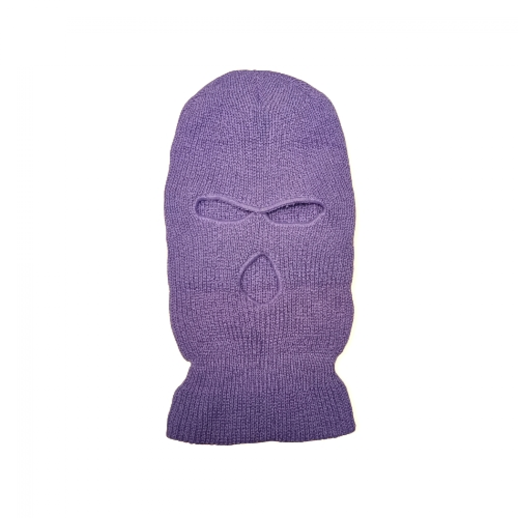 Three Hole Balaclava Purple