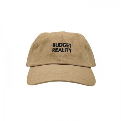 Budget Reality Cotton 6 Panel Dad Cap Desert Sand