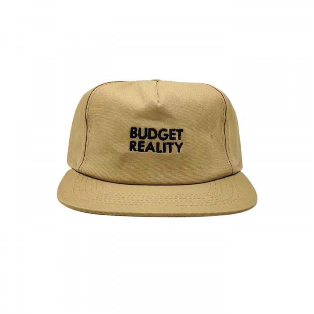 Budget Reality Unstructured 5-Panel Snapback Khaki
