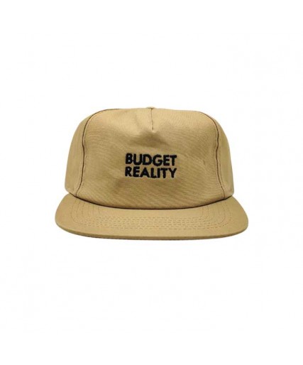 Budget Reality Unstructured 5-Panel Snapback Khaki