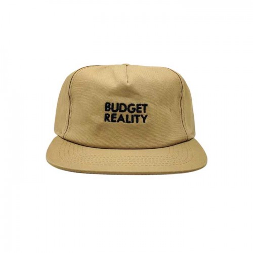Budget Reality Unstructured 5-Panel Snapback Khaki