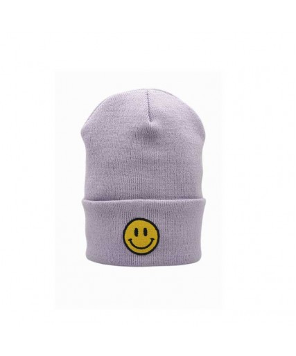 Heavyweight Long Beanie – Smiley Face Lilah