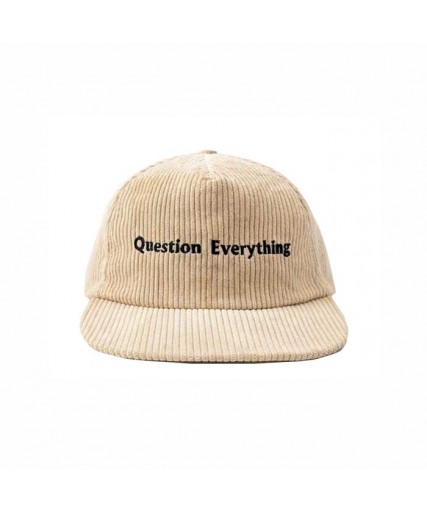 Question Everything Corduroy Cap Stone