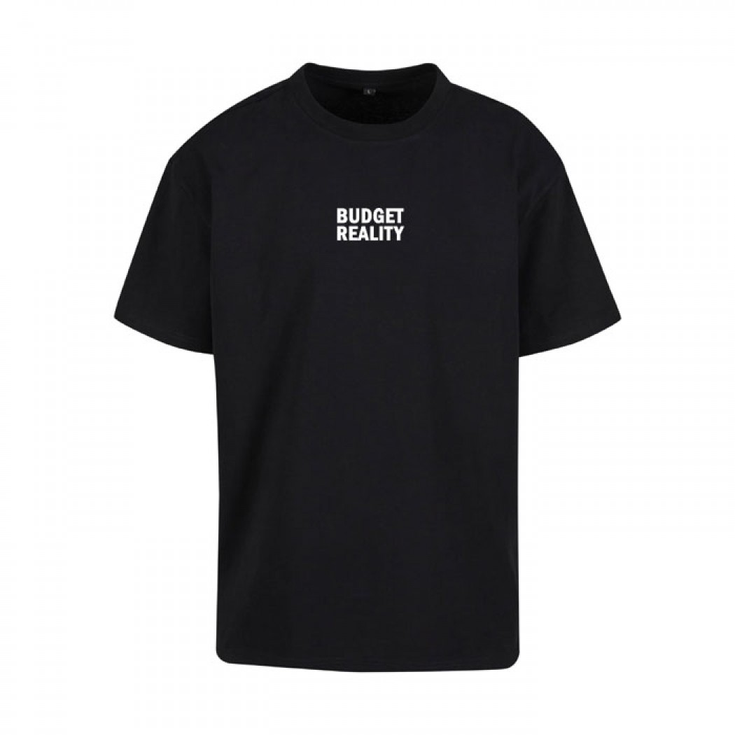 Budget Reality – Heavy Oversize Tee Black