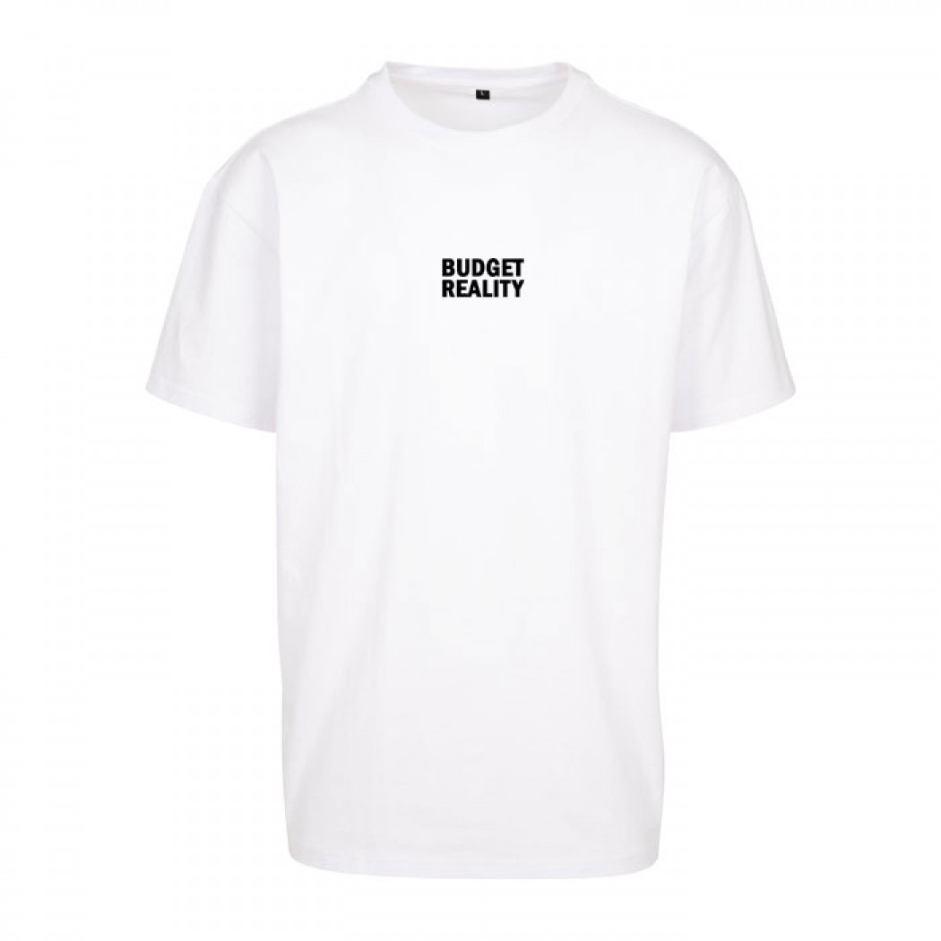 Budget Reality – Heavy Oversize Tee White